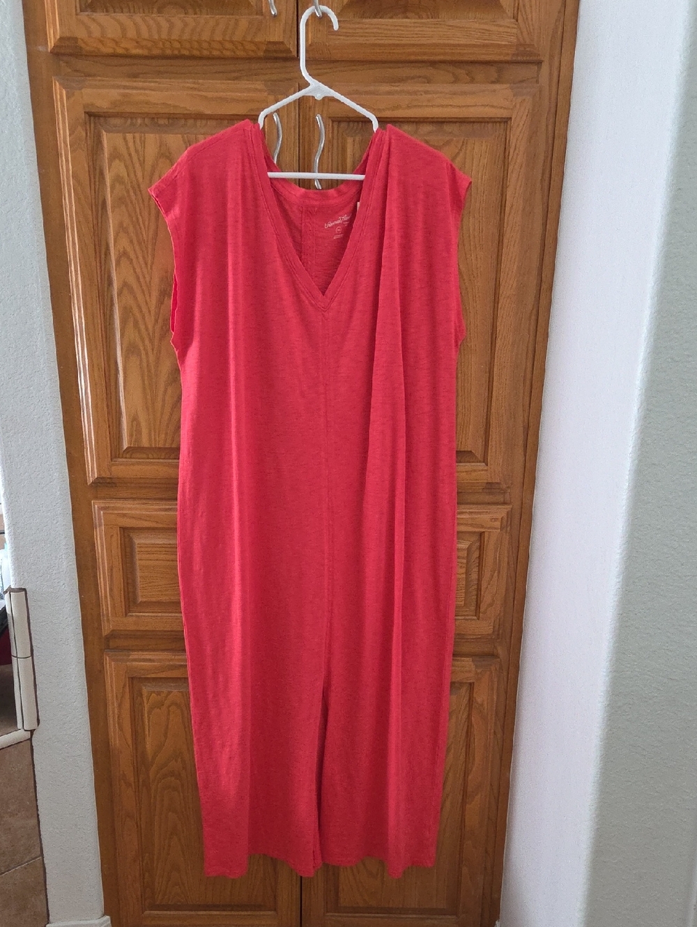 Universal Thread Coral Red Maxi Dress
